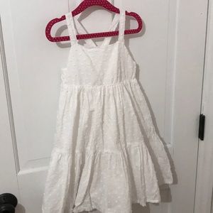 Gymboree white sleeveless dress